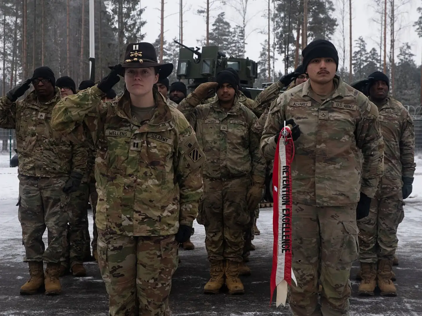 Assumption of Authority Ceremony at Camp Reedo, Estonia.